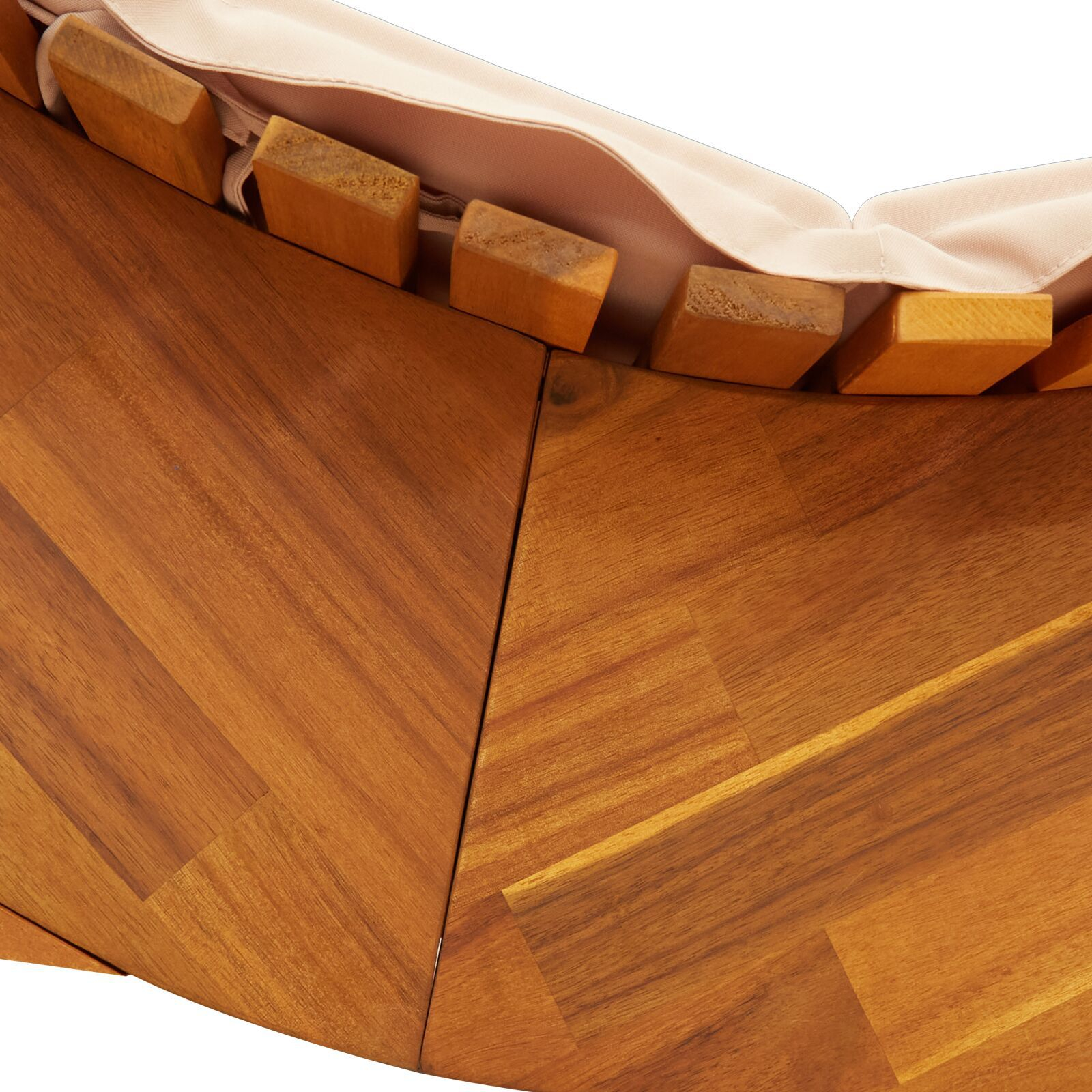 Leagăne de soare cu perne 2 bucăți din lemn masiv de acacia GartenMobel Dekor