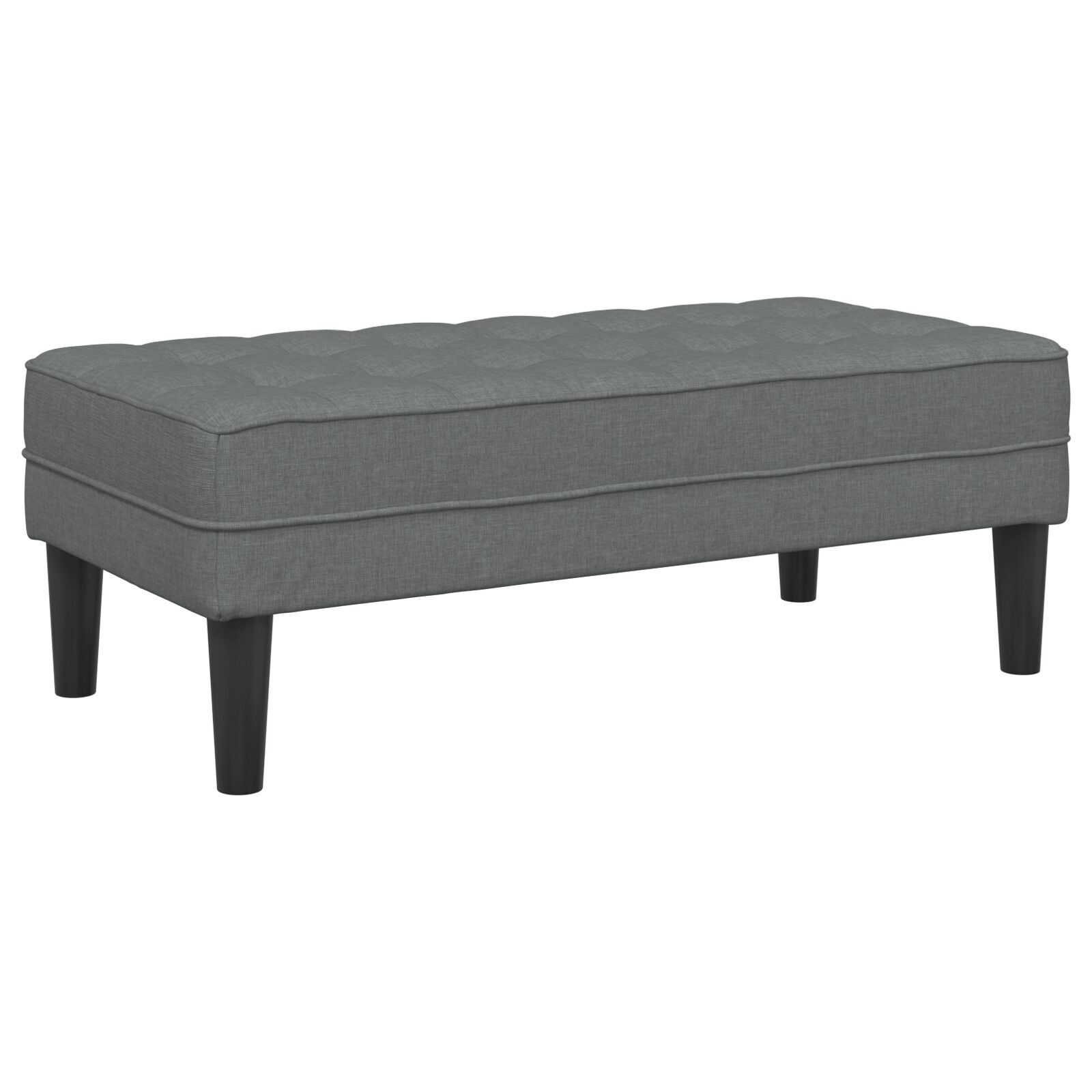 Set canapea 2 piese cu perne, țesătură gri închis GartenMobel Dekor