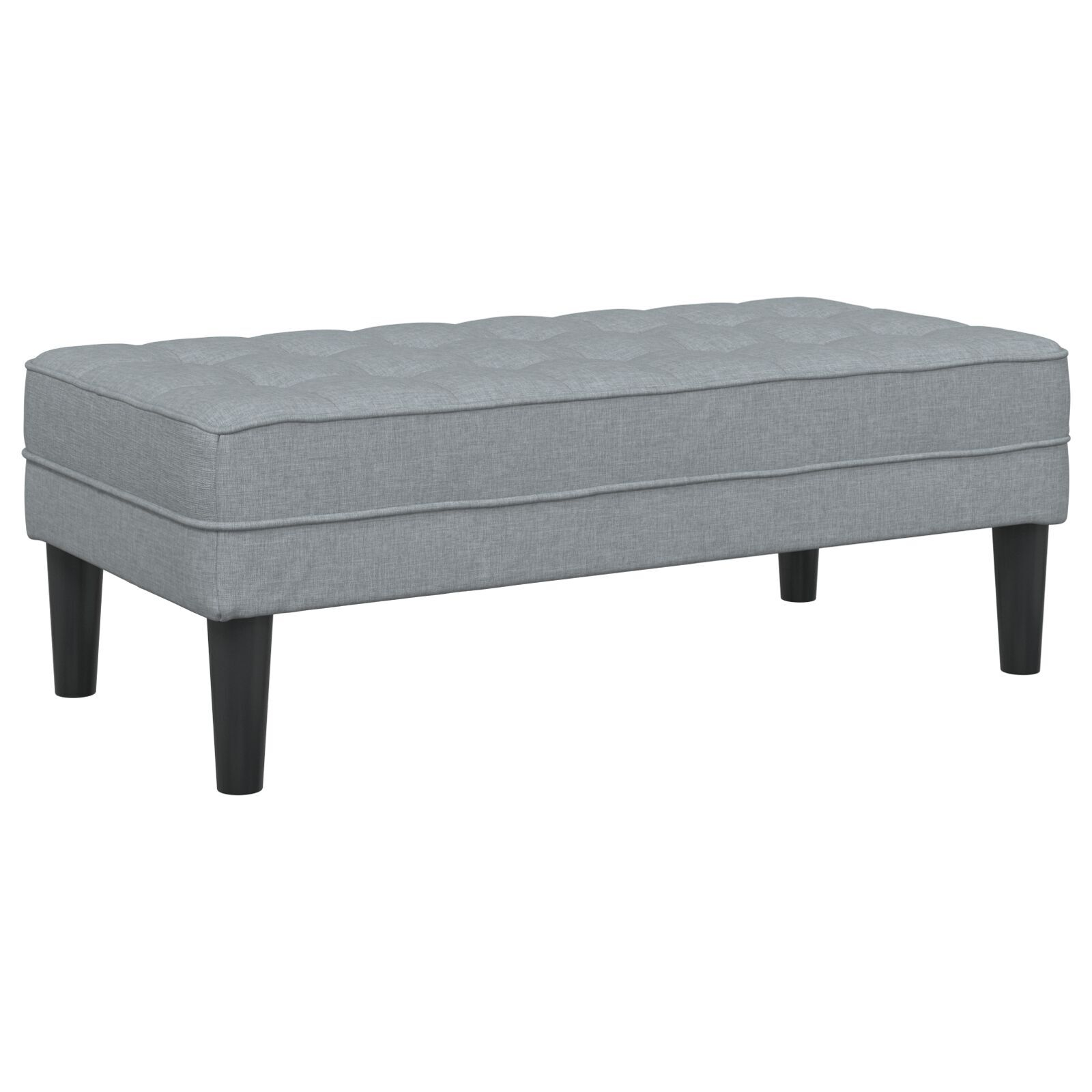 Set de canapea de 2 piese cu perne din material textil gri deschis GartenMobel Dekor