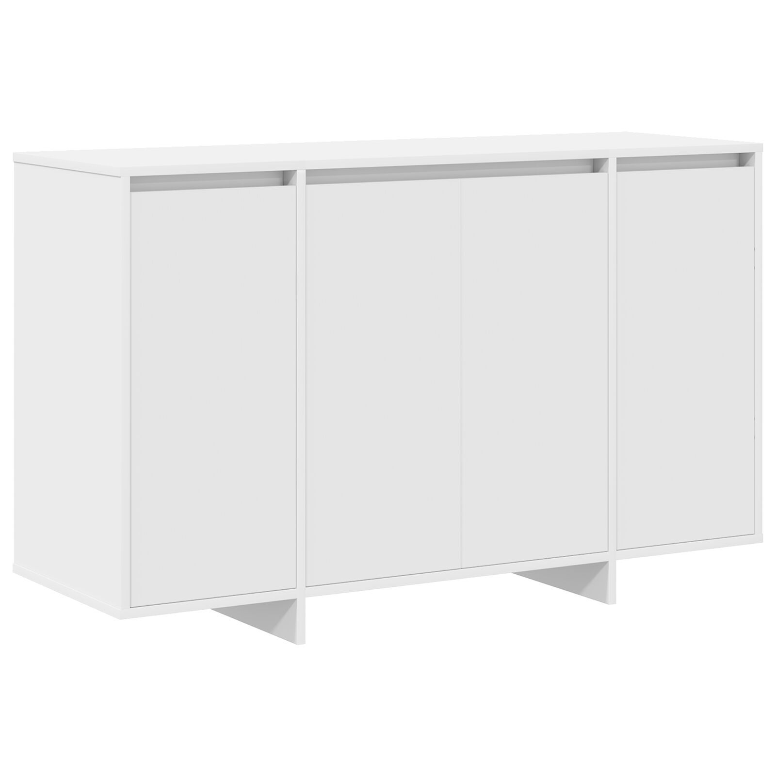 Bufet alb Alb Lemn prelucrat 120 x 41 x 75 cm Bufet de stocare GartenMobel Dekor