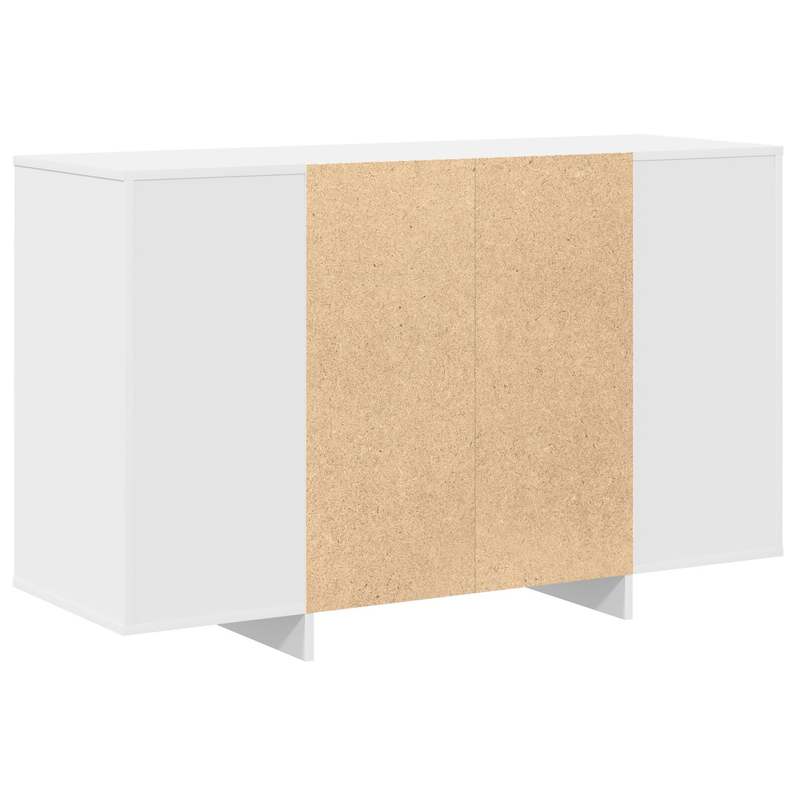 Bufet alb Alb Lemn prelucrat 120 x 41 x 75 cm Bufet de stocare GartenMobel Dekor