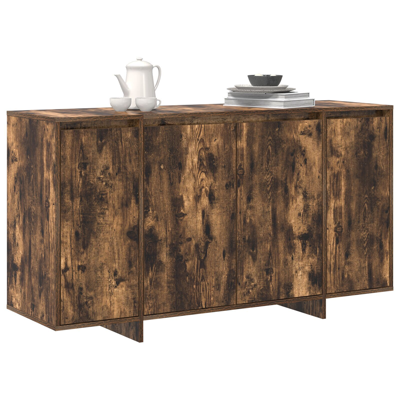 Bufet din Stejar Afumat Stejar Afumat Lemn 135 x 41 x 75 cm GartenMobel Dekor