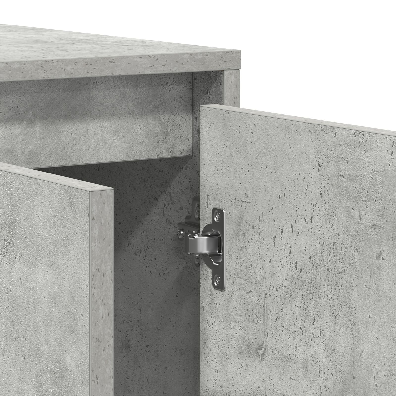 Bufet gri din beton Beton gri Lemn prelucrat 135 x 41 x 75 cm GartenMobel Dekor