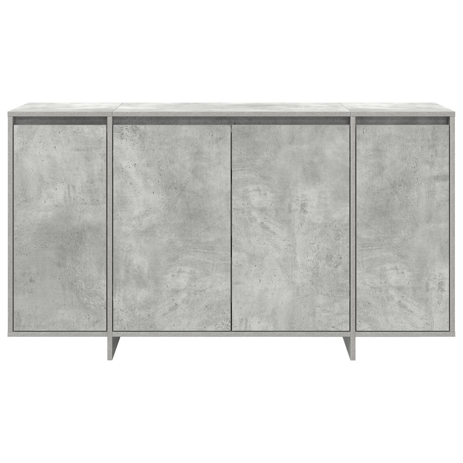 Bufet gri din beton Beton gri Lemn prelucrat 135 x 41 x 75 cm GartenMobel Dekor
