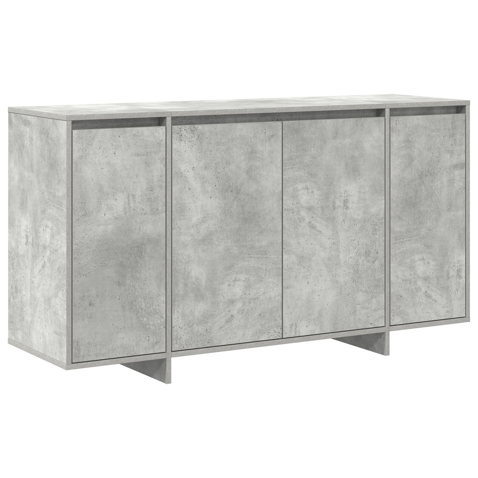 Bufet gri din beton Beton gri Lemn prelucrat 135 x 41 x 75 cm GartenMobel Dekor