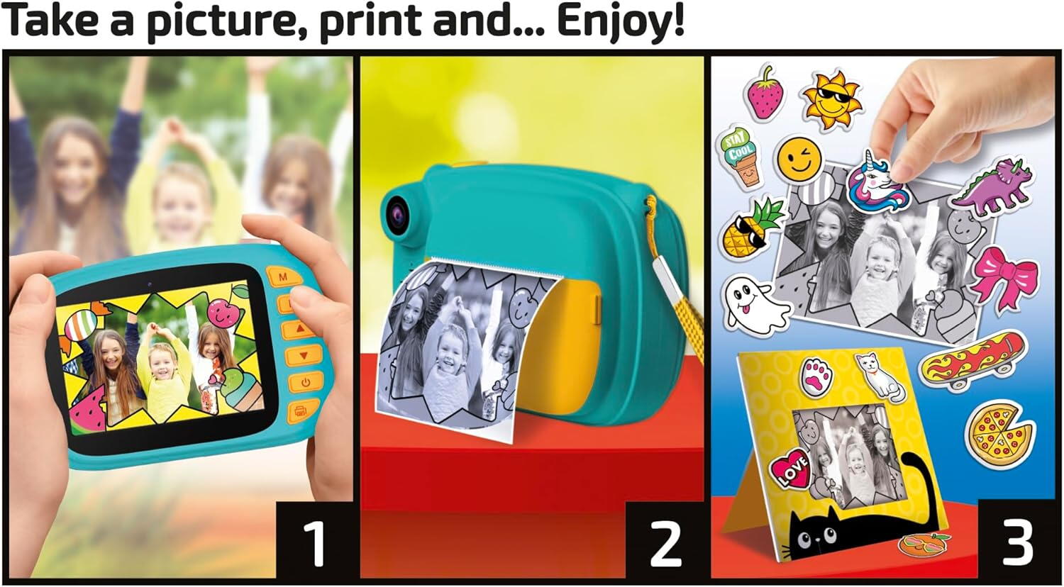 Camera foto instant 3 in 1 PlayLearn Toys