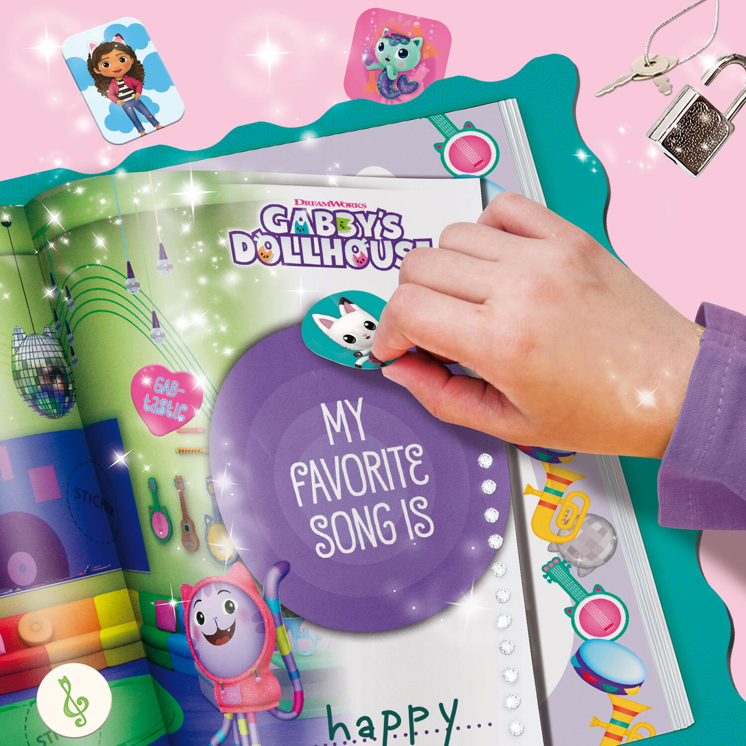 Jurnalul meu secret - Gabby's Dollhouse PlayLearn Toys