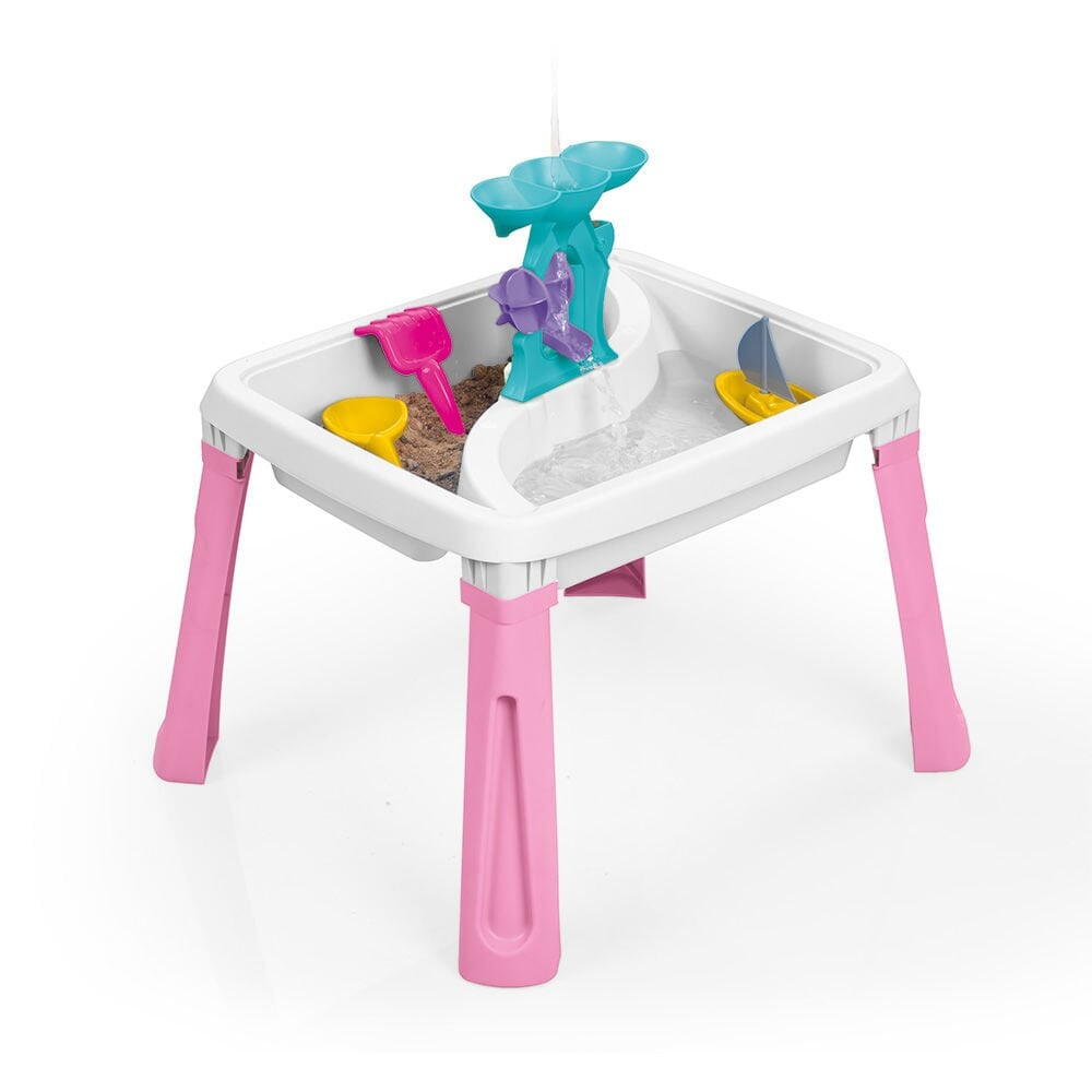Masuta de activitati 3 in 1 pentru copii - Alb& roz PlayLearn Toys