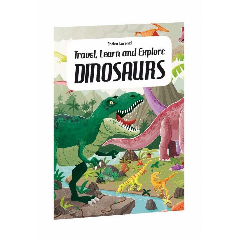 Cunoaste, invata si exploreaza - Puzzle Dinozauri (205 piese) PlayLearn Toys