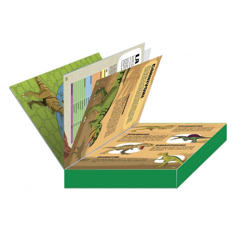 Cunoaste si exploreaza - Puzzle Lumea dinozaurilor (200 piese) PlayLearn Toys