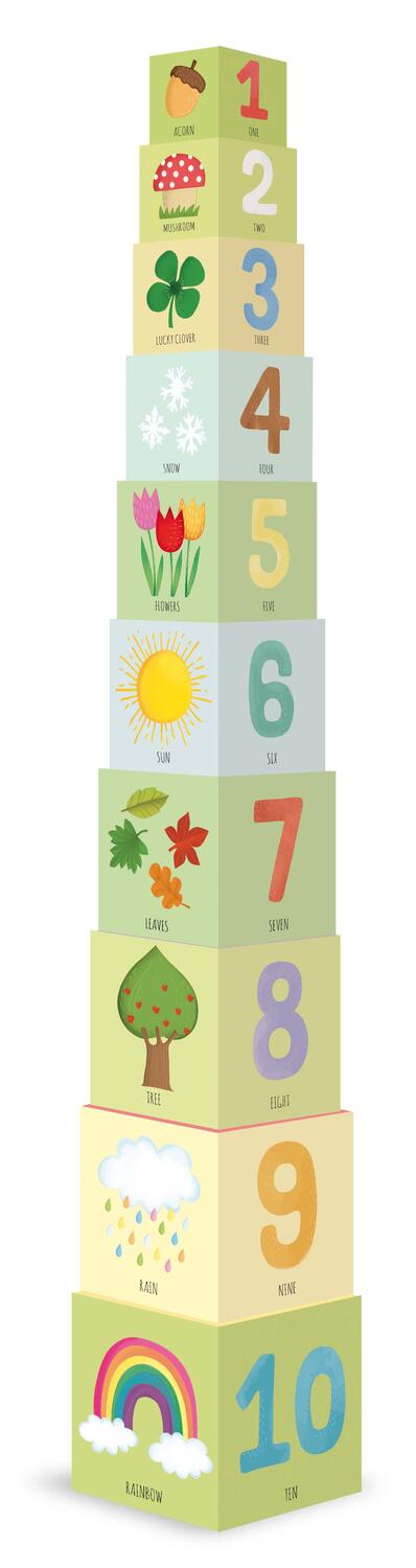 Eco-Blocks - Natura si numerele PlayLearn Toys
