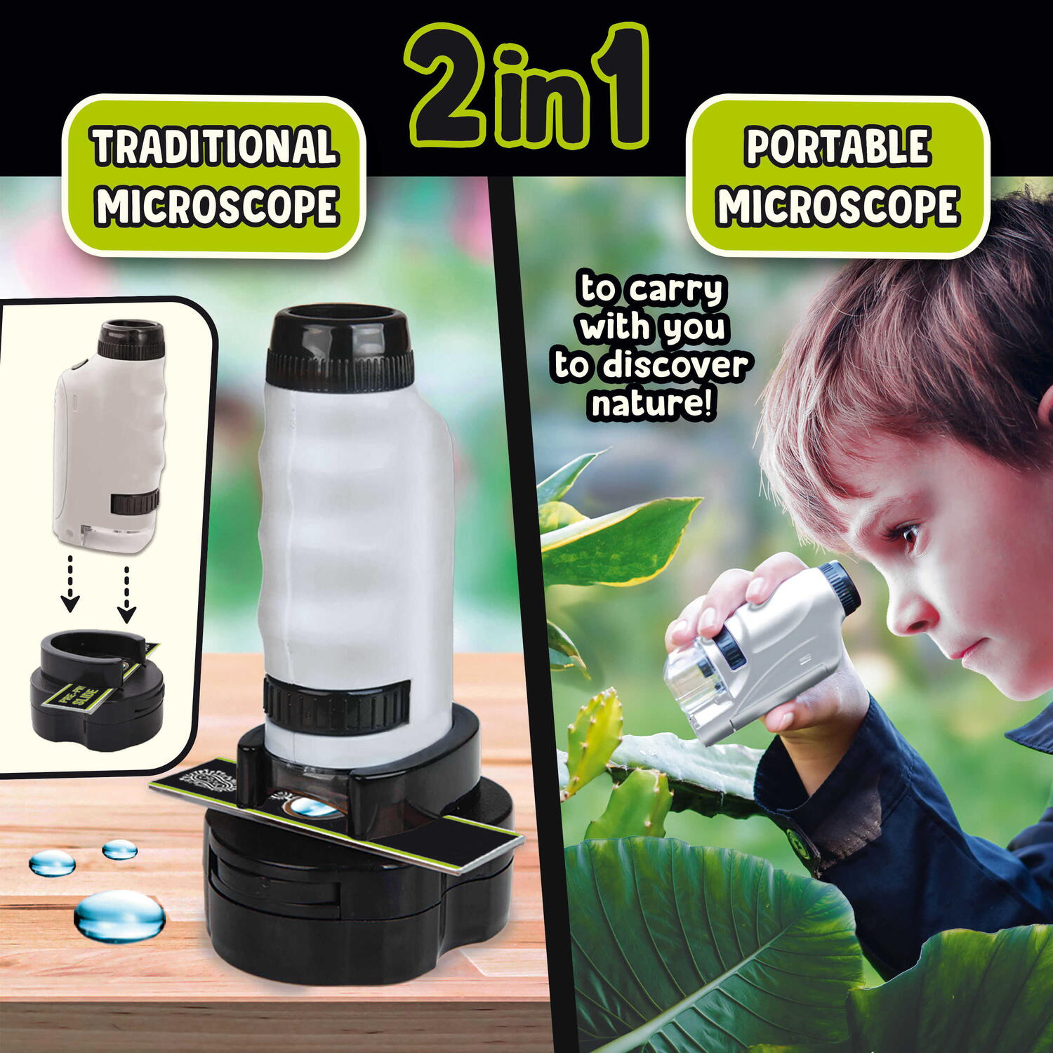 Experimentele micului geniu - Microscop Mini PlayLearn Toys