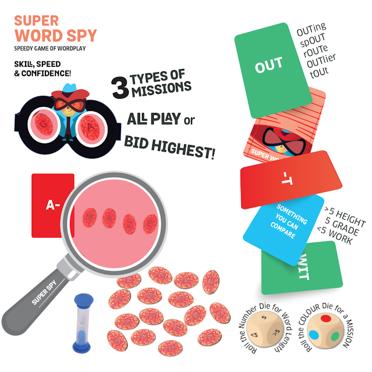 Joc - Super spionul cuvintelor PlayLearn Toys