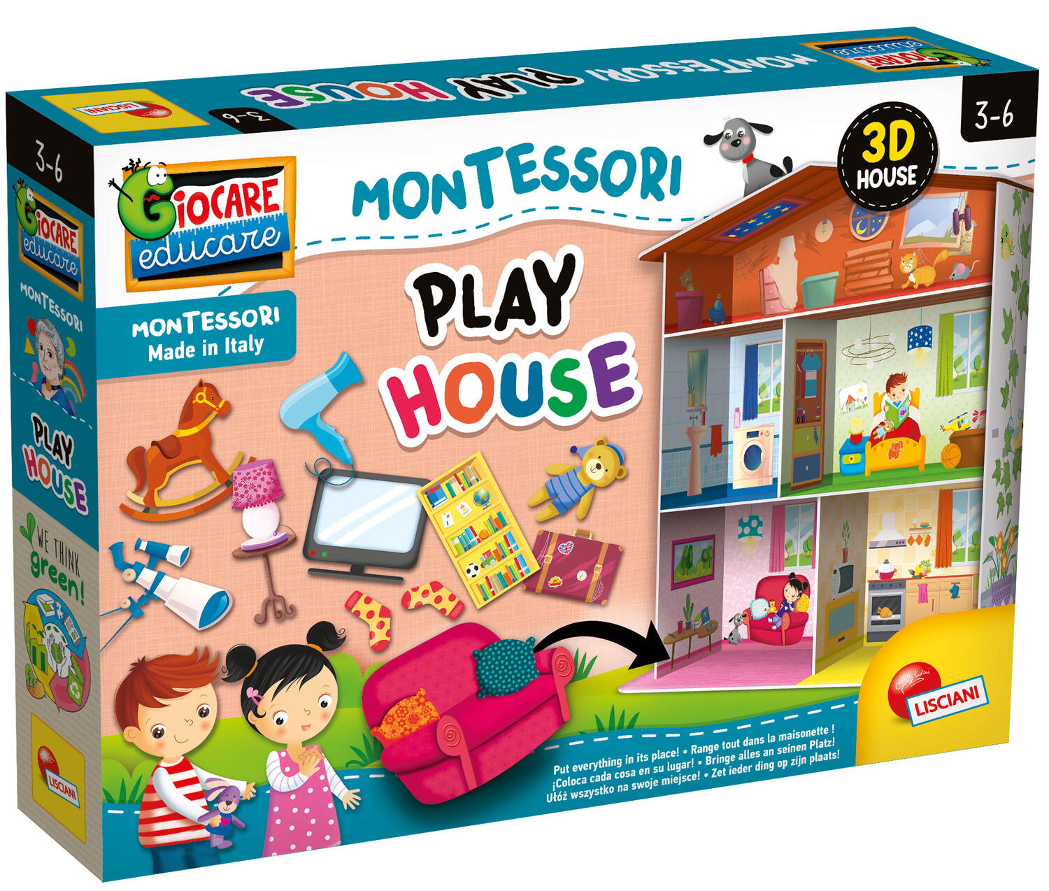 Joc Montessori Maxi - Casuta mea PlayLearn Toys