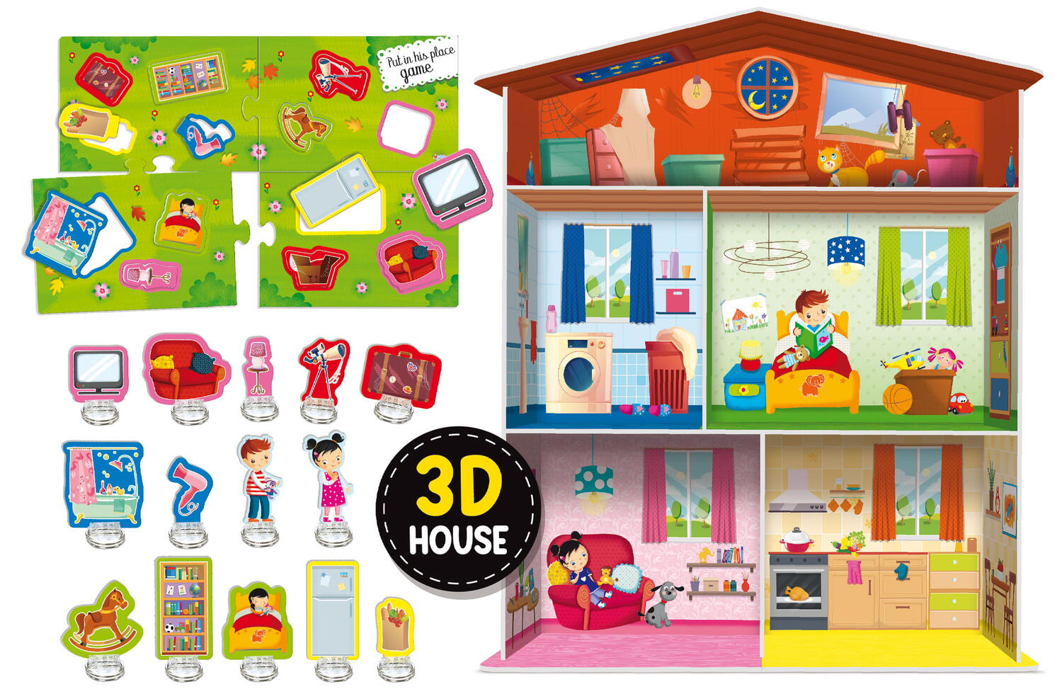 Joc Montessori Maxi - Casuta mea PlayLearn Toys