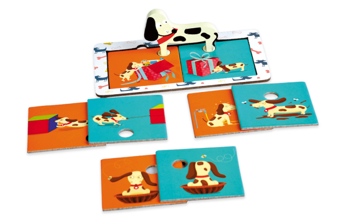 Joc de potrivire - Catelusul istet PlayLearn Toys