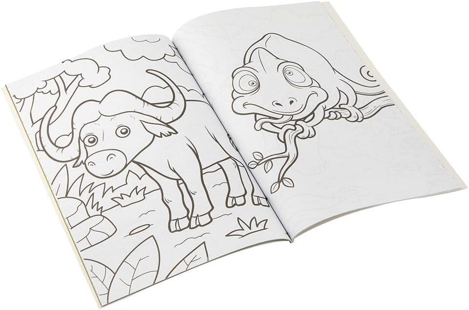 Carte de colorat cu activitati - Jungla PlayLearn Toys