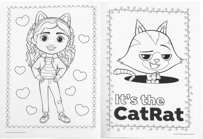 Cartea mea de colorat - Gabby's Dollhouse PlayLearn Toys