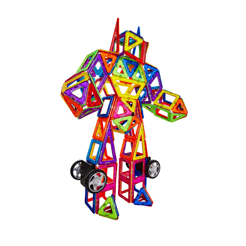 Joc de constructie magnetic - 208 piese PlayLearn Toys