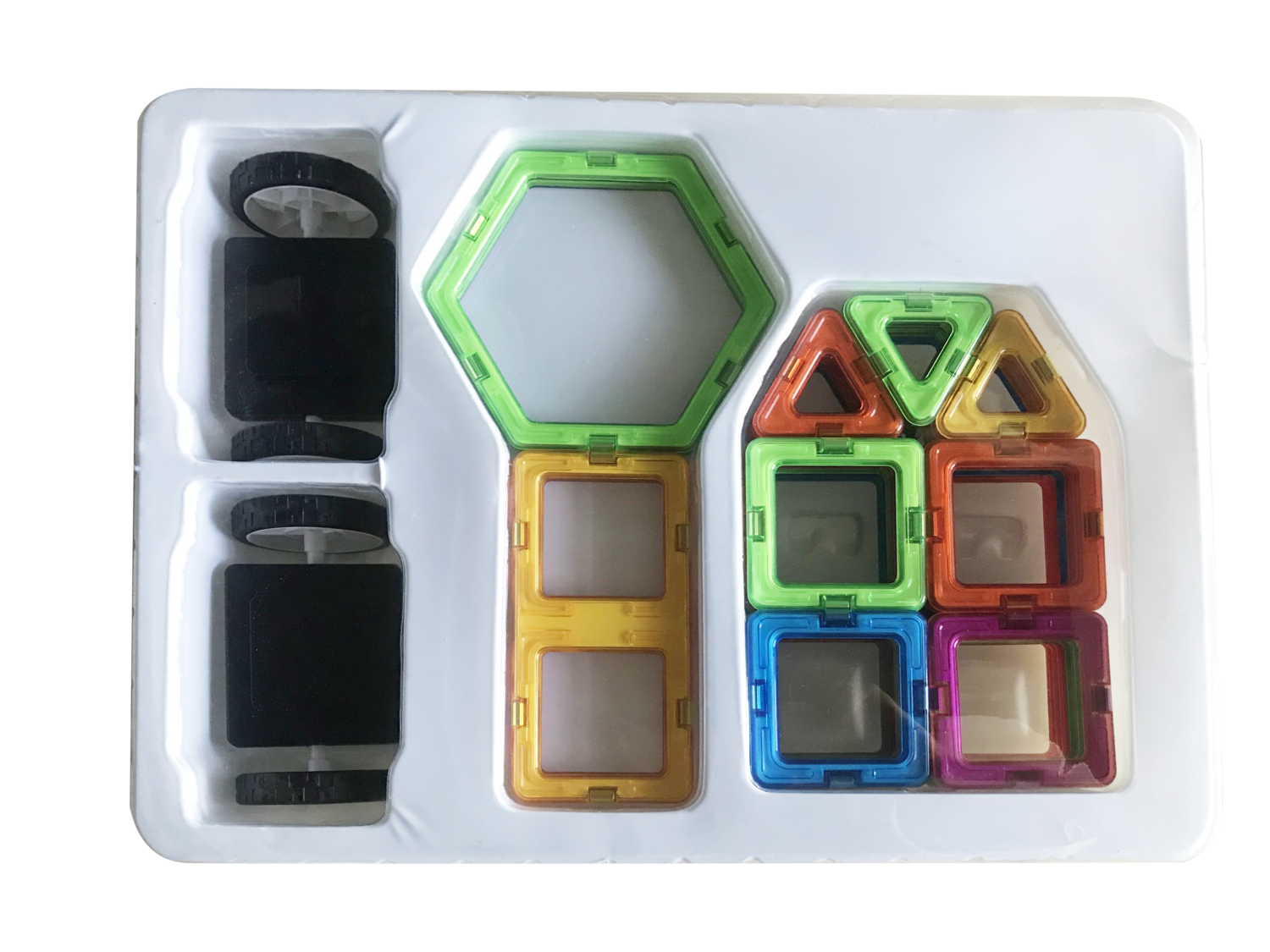 Joc de constructie magnetic - 40 piese PlayLearn Toys