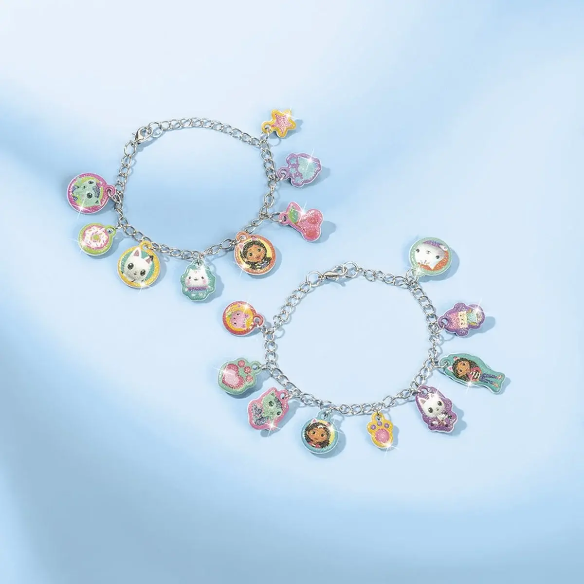 Set 2 in 1 Gabby's Dollhouse -  Bratari cu pandantive & carioci de suflat PlayLearn Toys