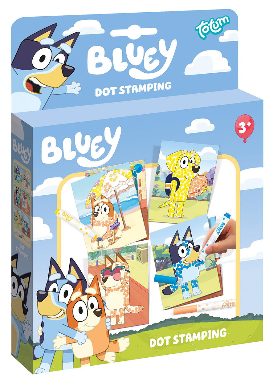 Set creativ - Arta cu puncte - Bluey PlayLearn Toys