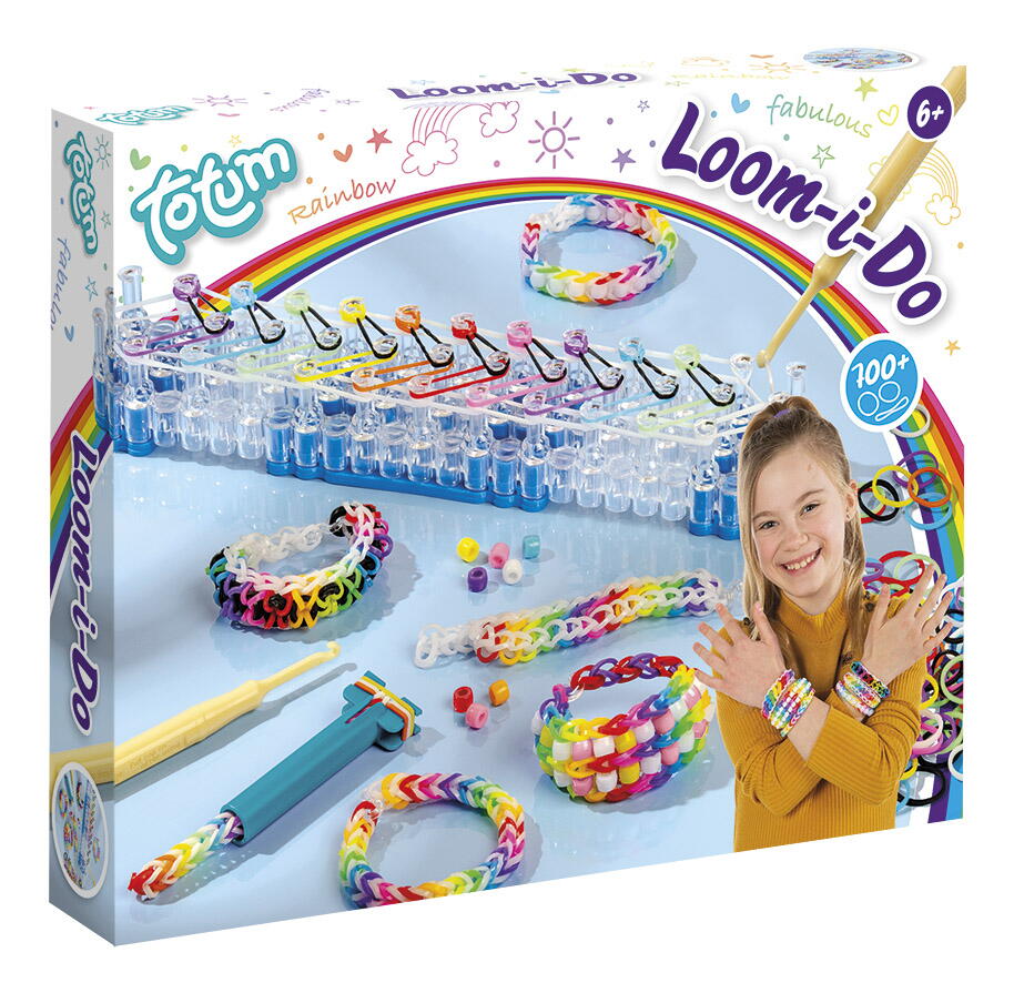 Set creativ cu elastice - Loom i Do PlayLearn Toys
