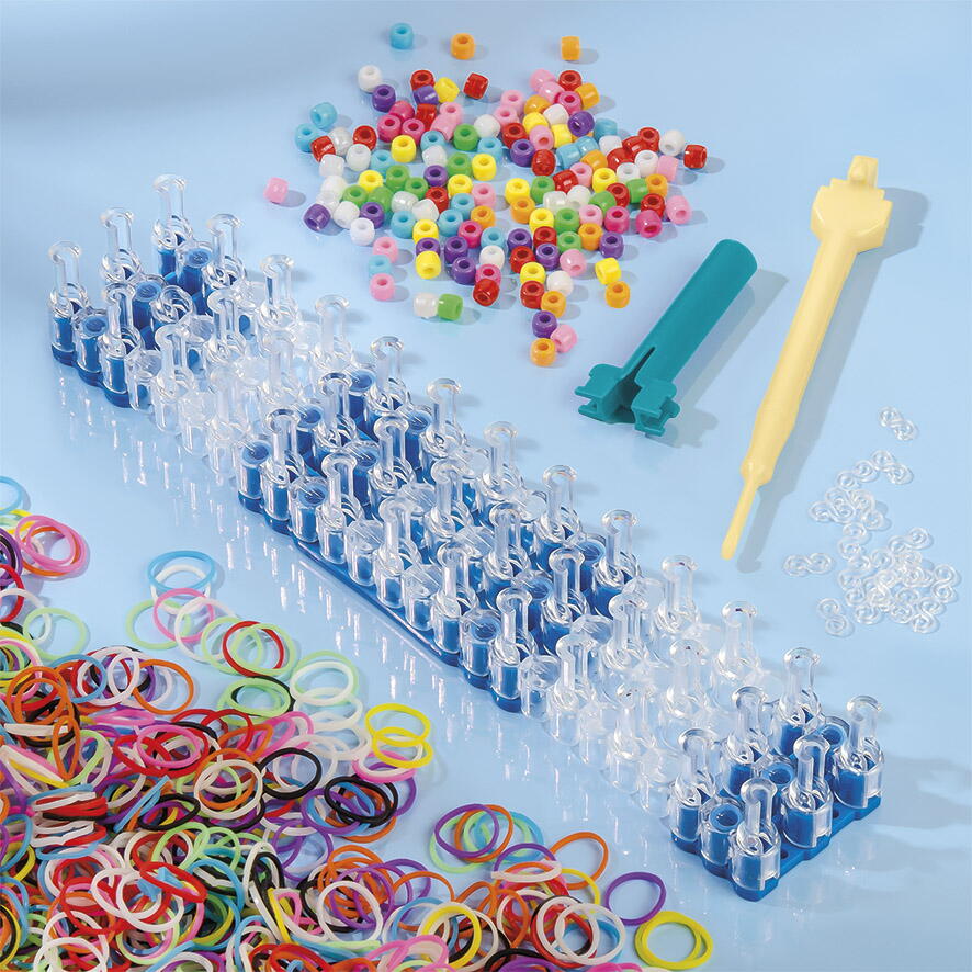 Set creativ cu elastice - Loom i Do PlayLearn Toys