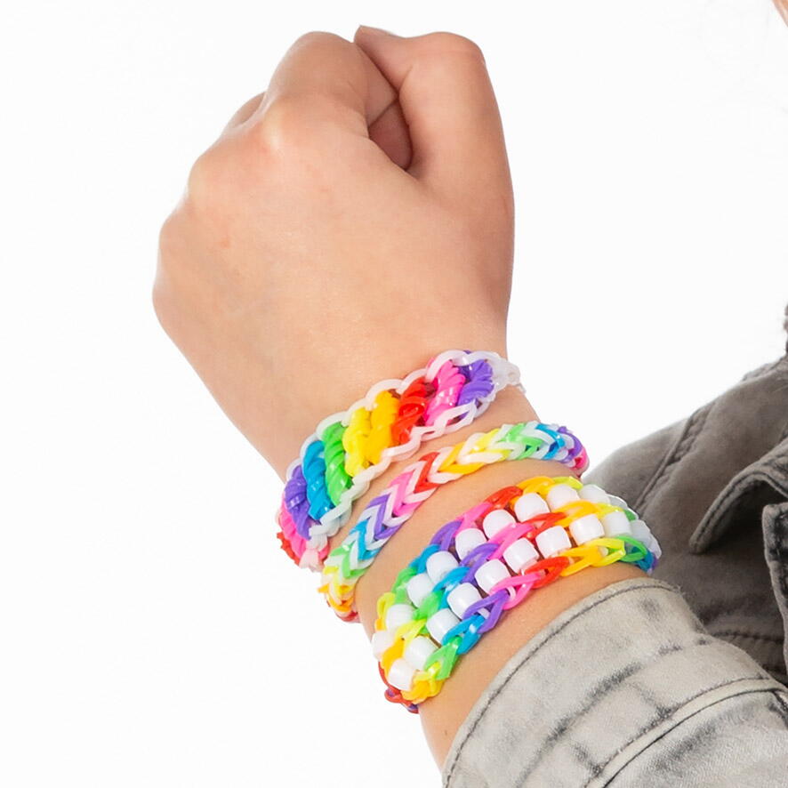 Set creativ cu elastice - Loom i Do PlayLearn Toys