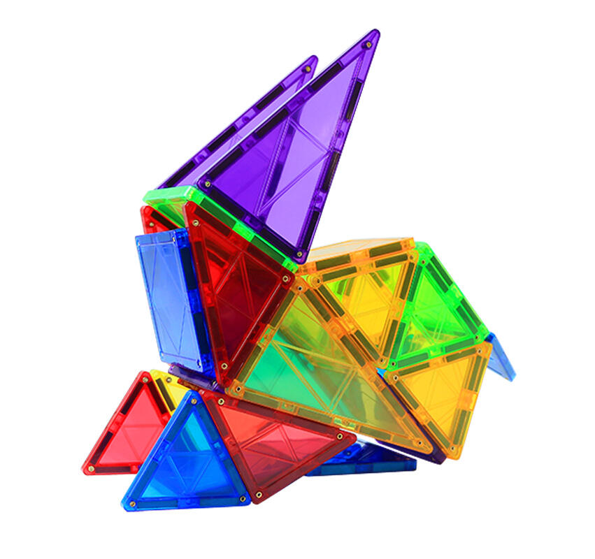Set de constructie magnetic - 70 piese PlayLearn Toys