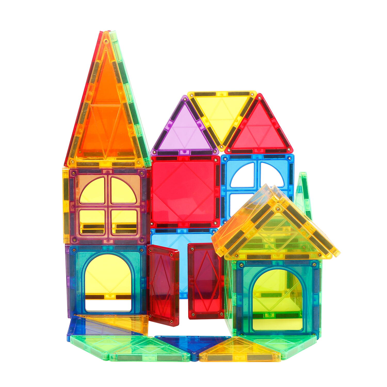 Set de constructie magnetic - 70 piese PlayLearn Toys