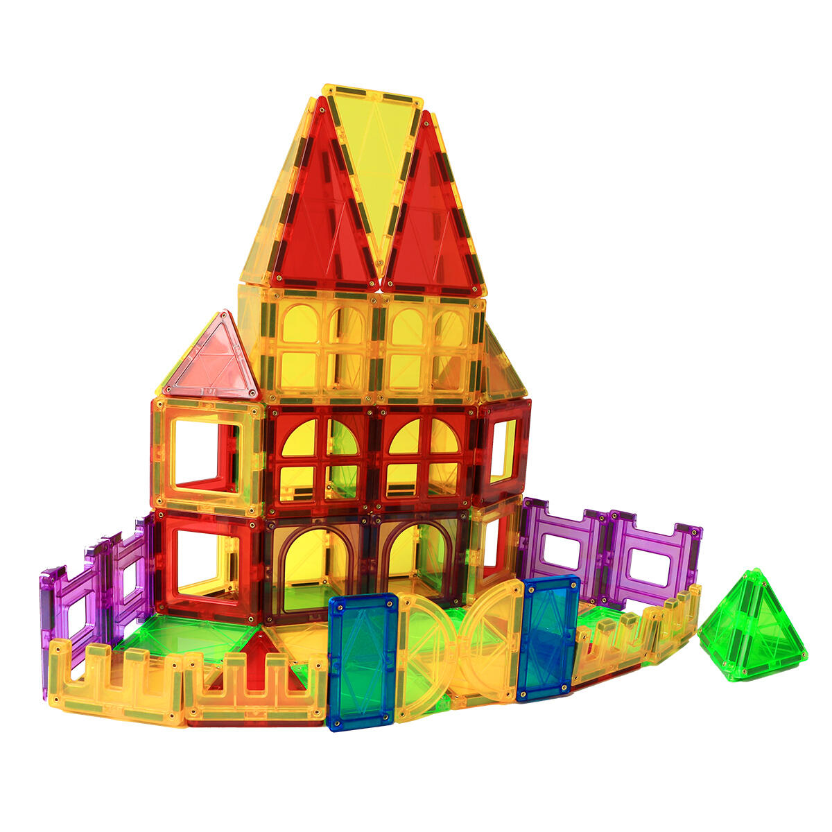 Set de constructie magnetic - 70 piese PlayLearn Toys
