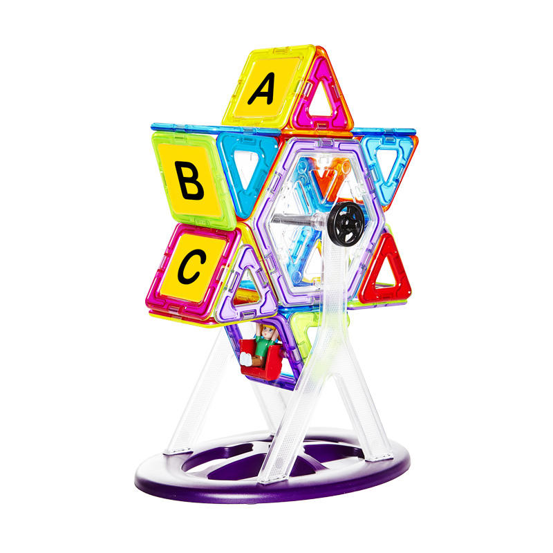 Set de constructie magnetic - 72 piese PlayLearn Toys
