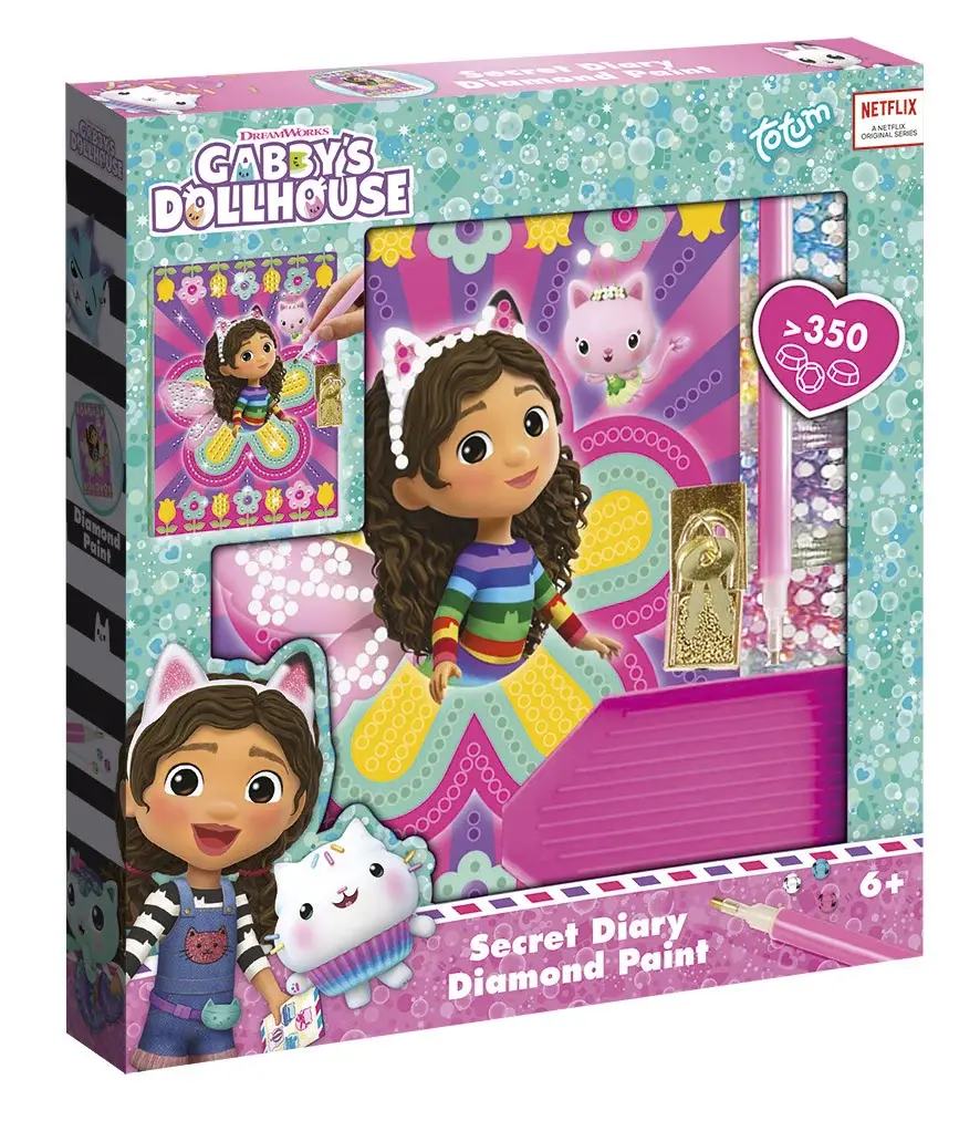 Set pictura cu diamante - Jurnalul lui Gabby PlayLearn Toys