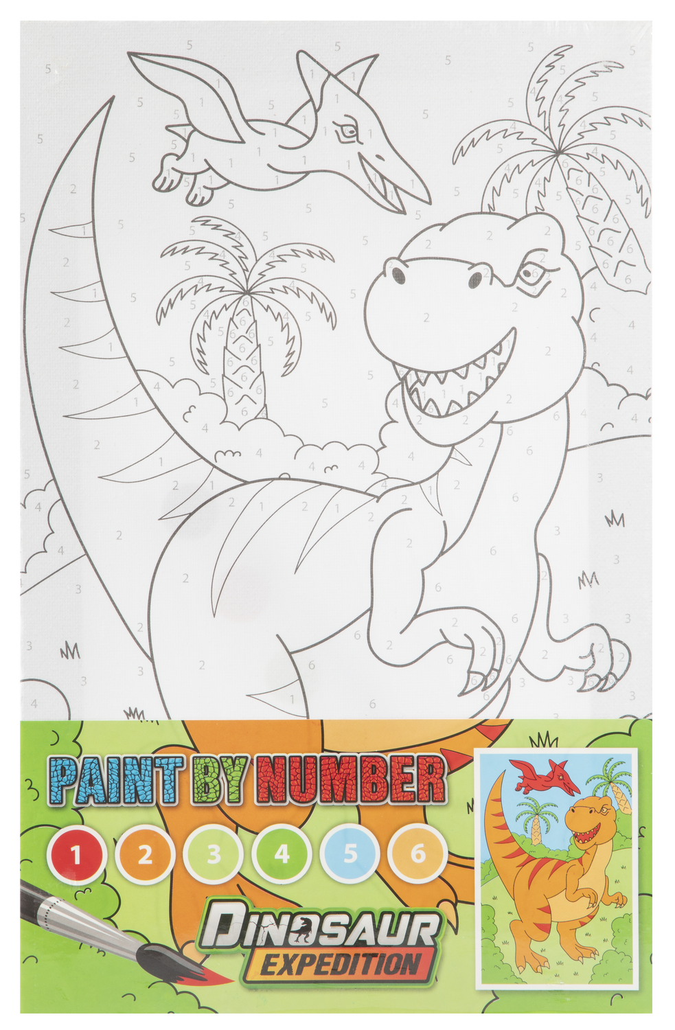 Tablou pictez pe numere - Dinozaur PlayLearn Toys