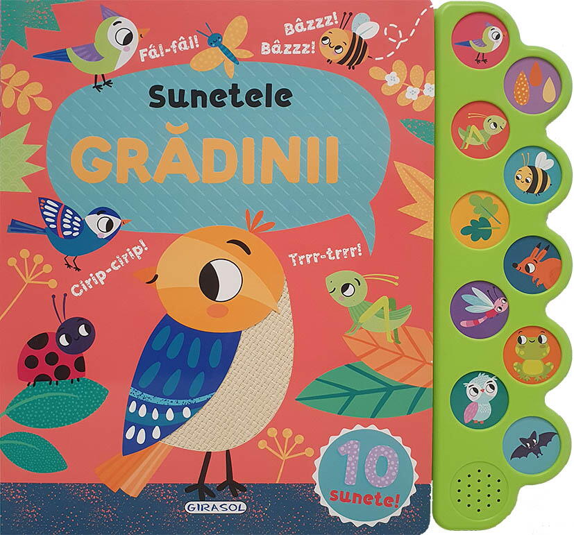 10 sunete - Sunetele gradinii PlayLearn Toys