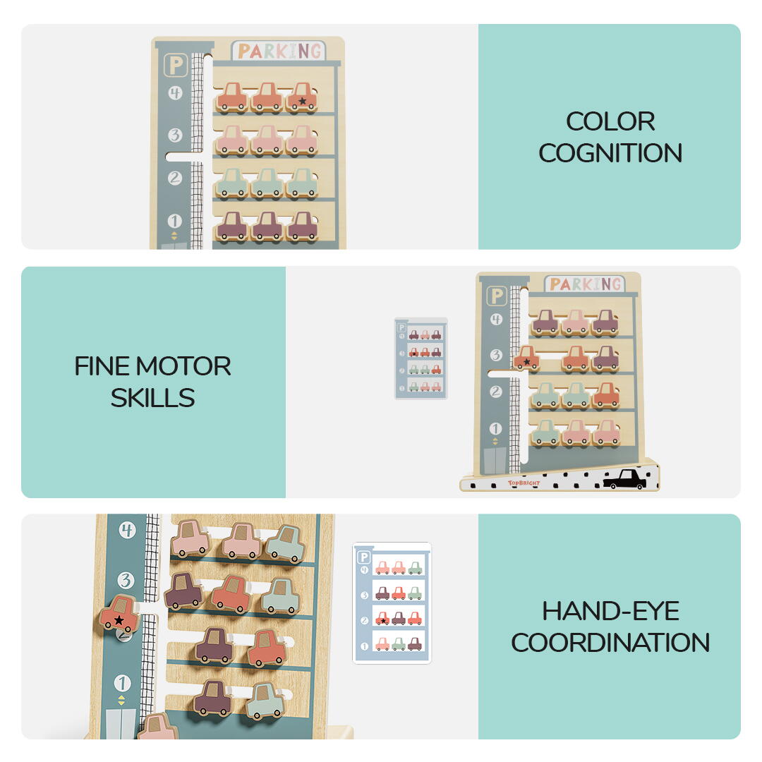 Joc de logica - Parcarea masinutelor PlayLearn Toys