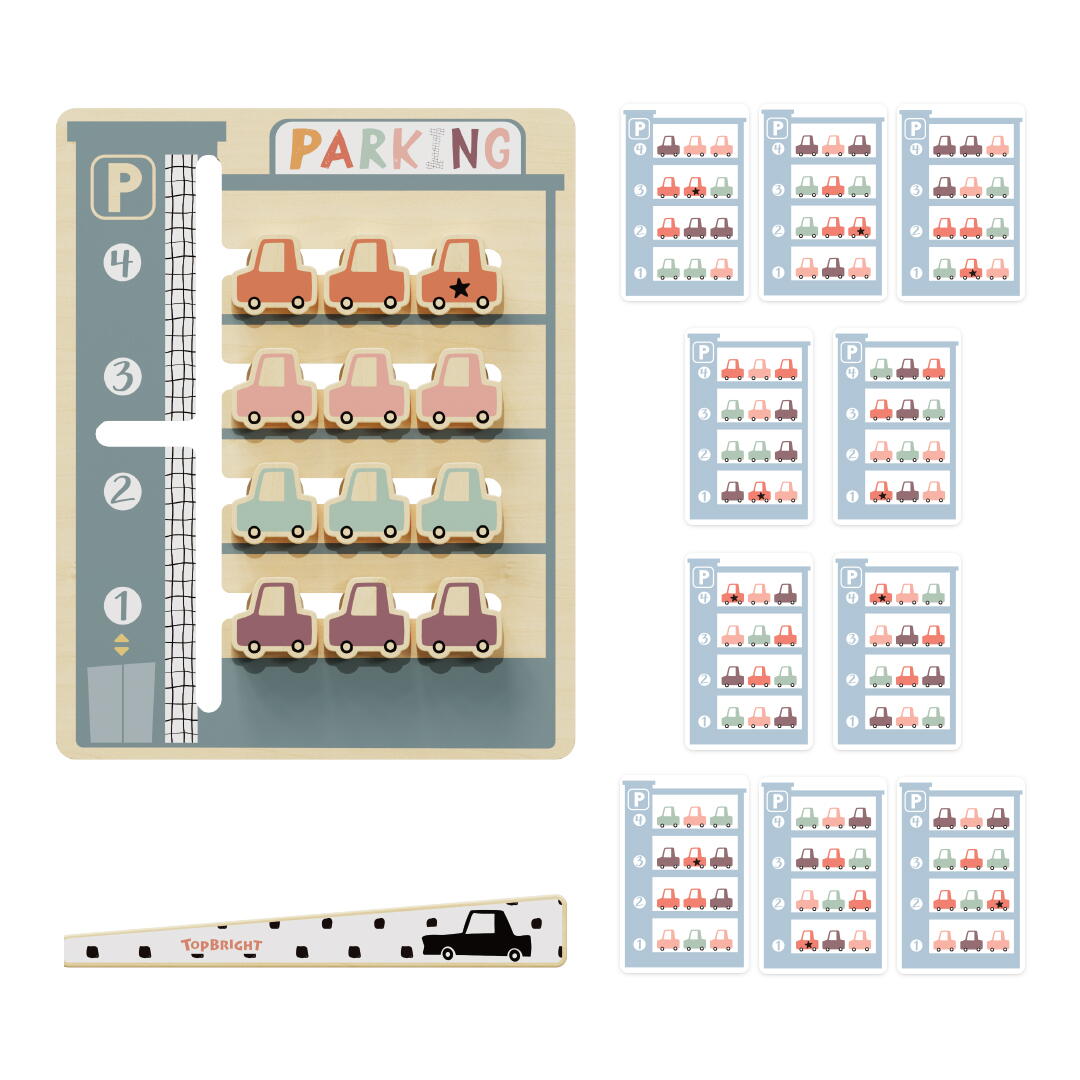 Joc de logica - Parcarea masinutelor PlayLearn Toys