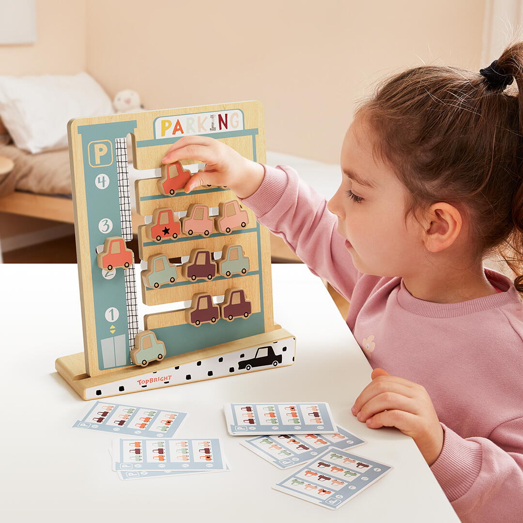 Joc de logica - Parcarea masinutelor PlayLearn Toys