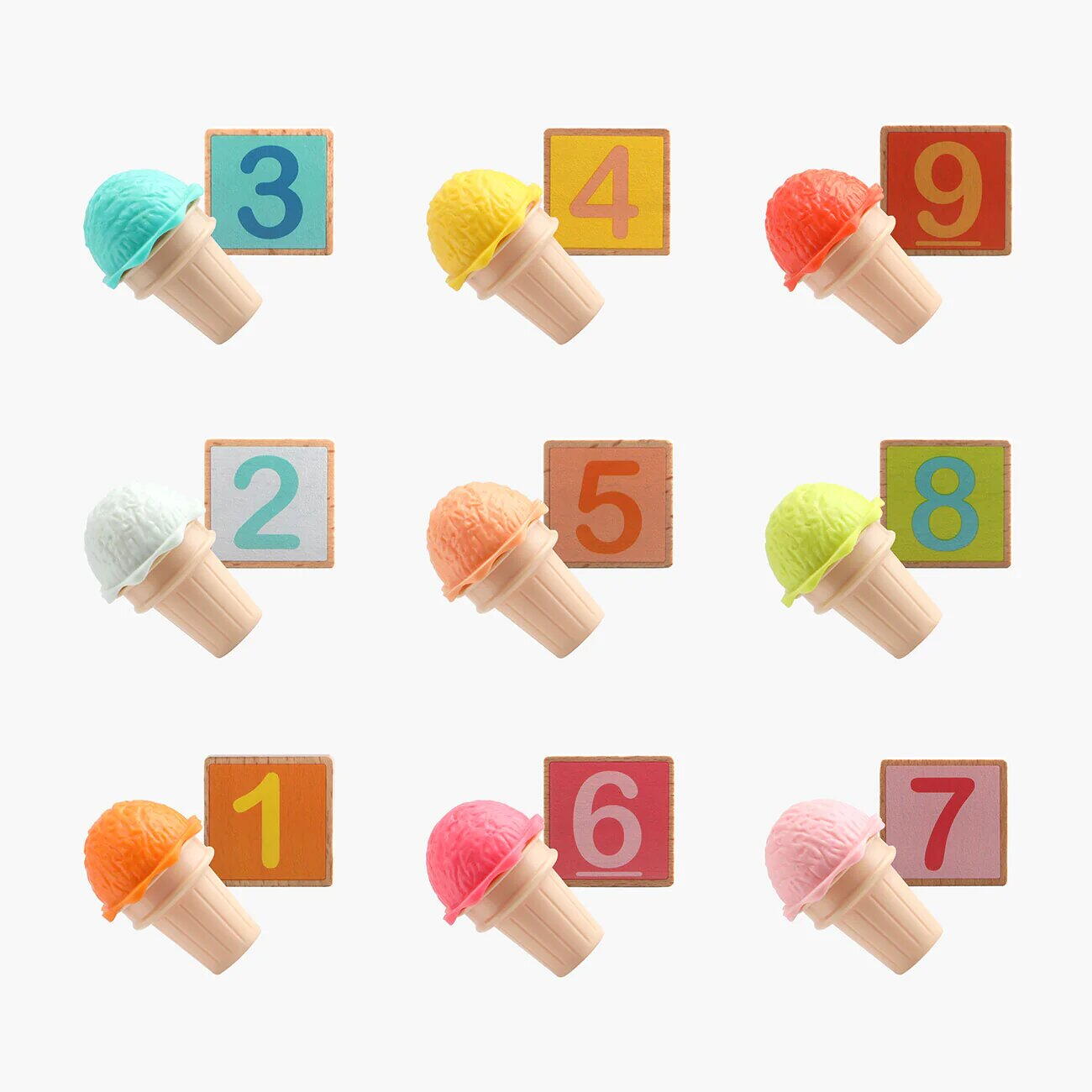 Joc educativ - Inghetata colorata PlayLearn Toys