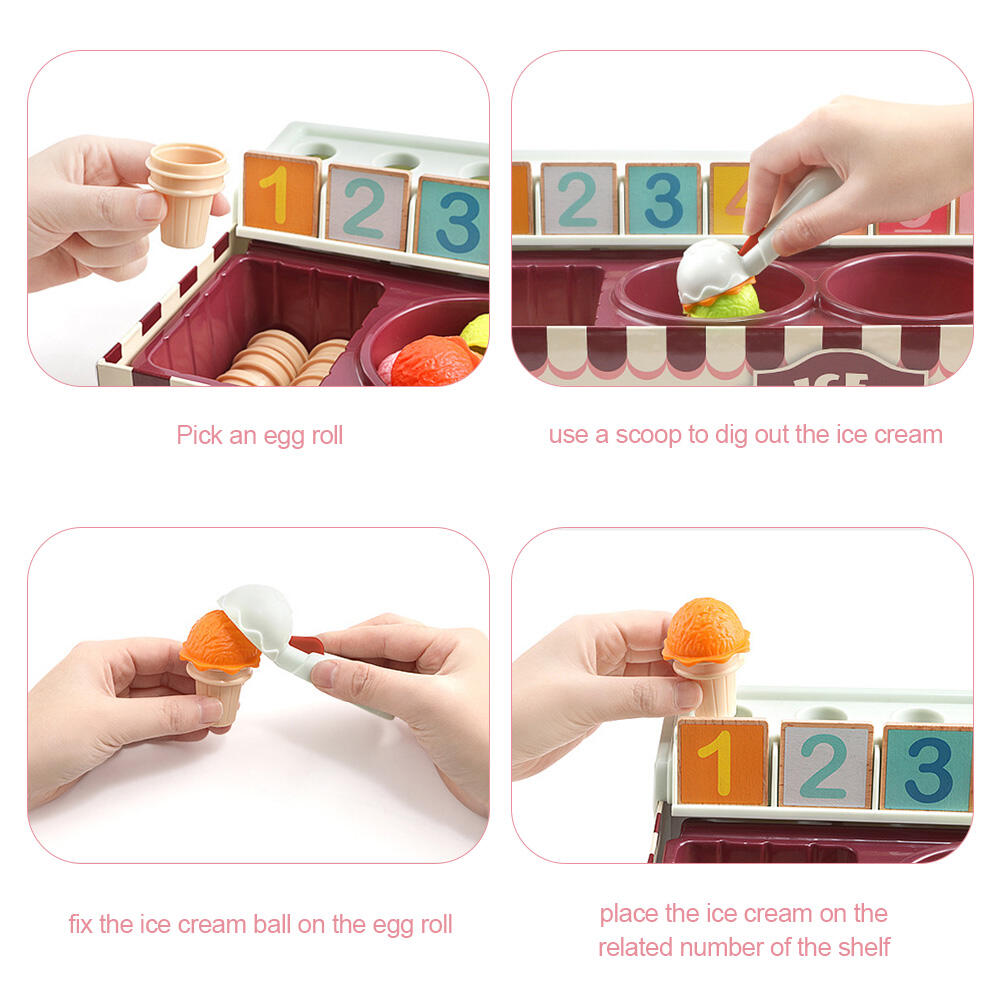 Joc educativ - Inghetata colorata PlayLearn Toys