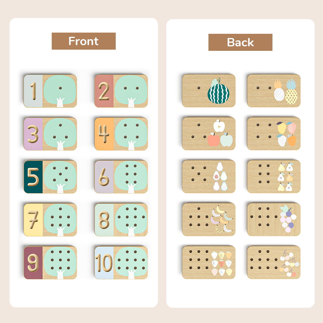 Joc matematic - Copacei cu fructe PlayLearn Toys