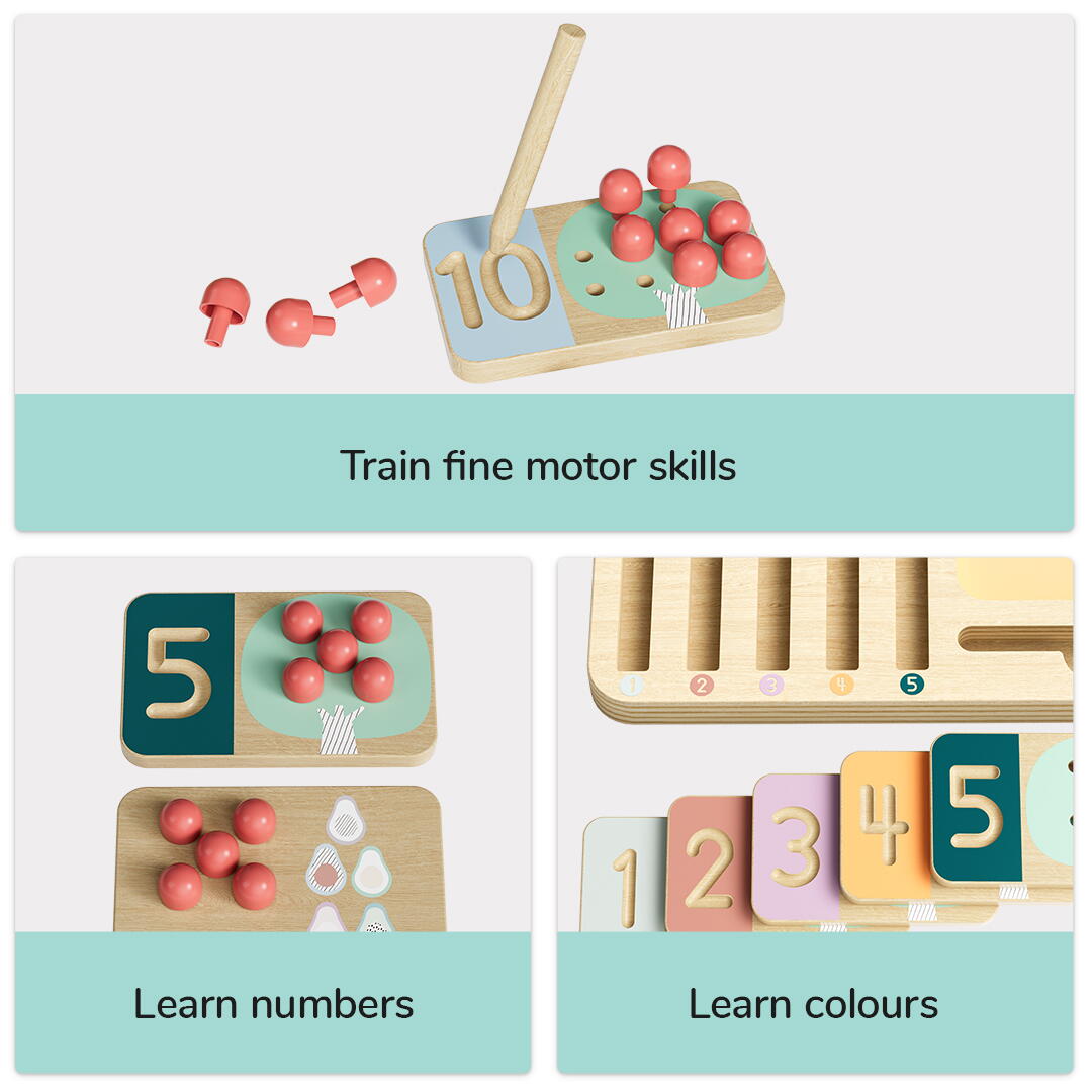 Joc matematic - Copacei cu fructe PlayLearn Toys