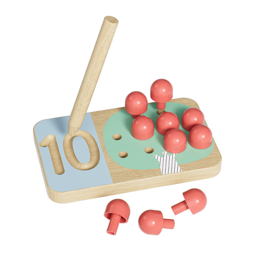 Joc matematic - Copacei cu fructe PlayLearn Toys