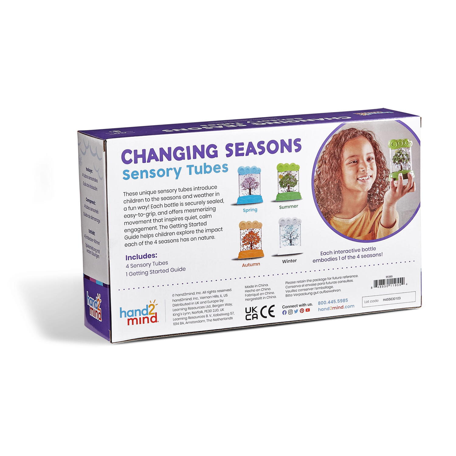 Set eprubete senzoriale - Anotimpurile PlayLearn Toys