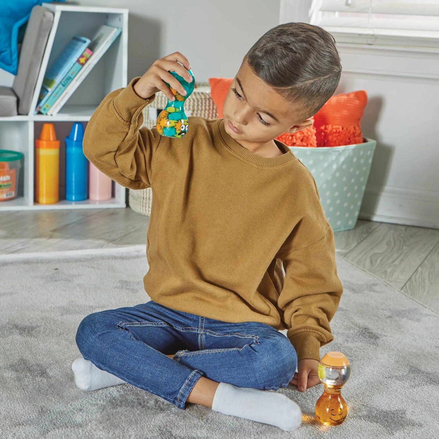 Clepsidre senzoriale cu emotii - Coplesit & calm PlayLearn Toys