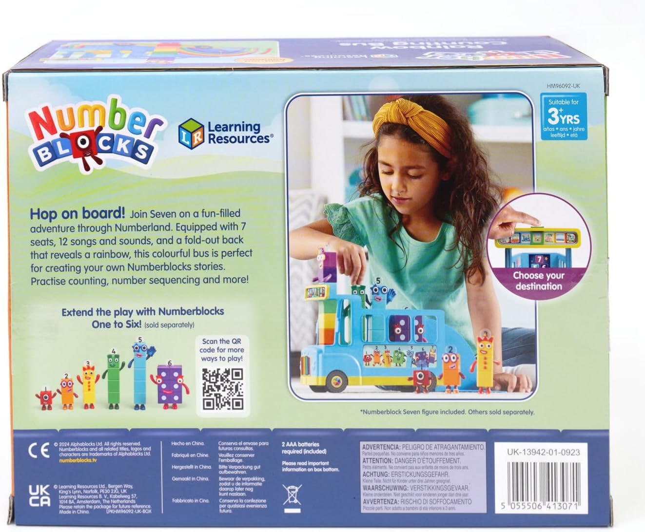 Joc de rol - Numberblocks® si autobuzul curcubeu PlayLearn Toys