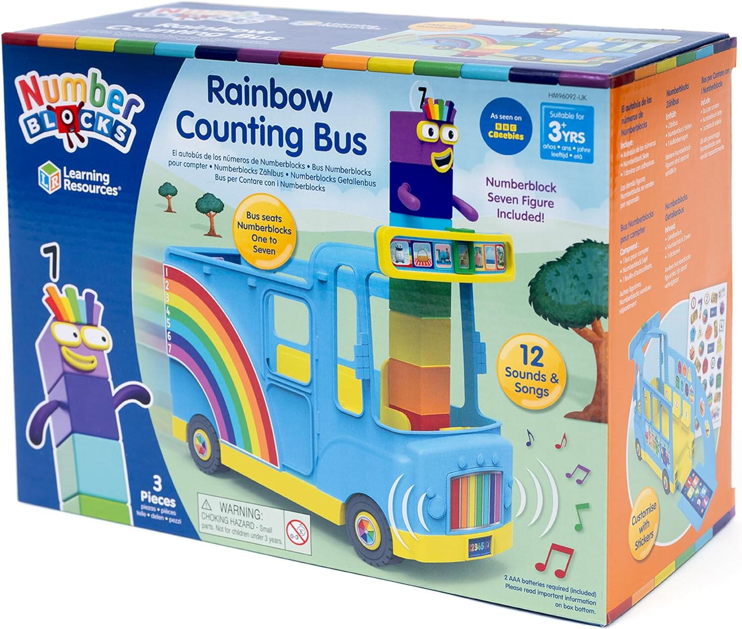 Joc de rol - Numberblocks® si autobuzul curcubeu PlayLearn Toys