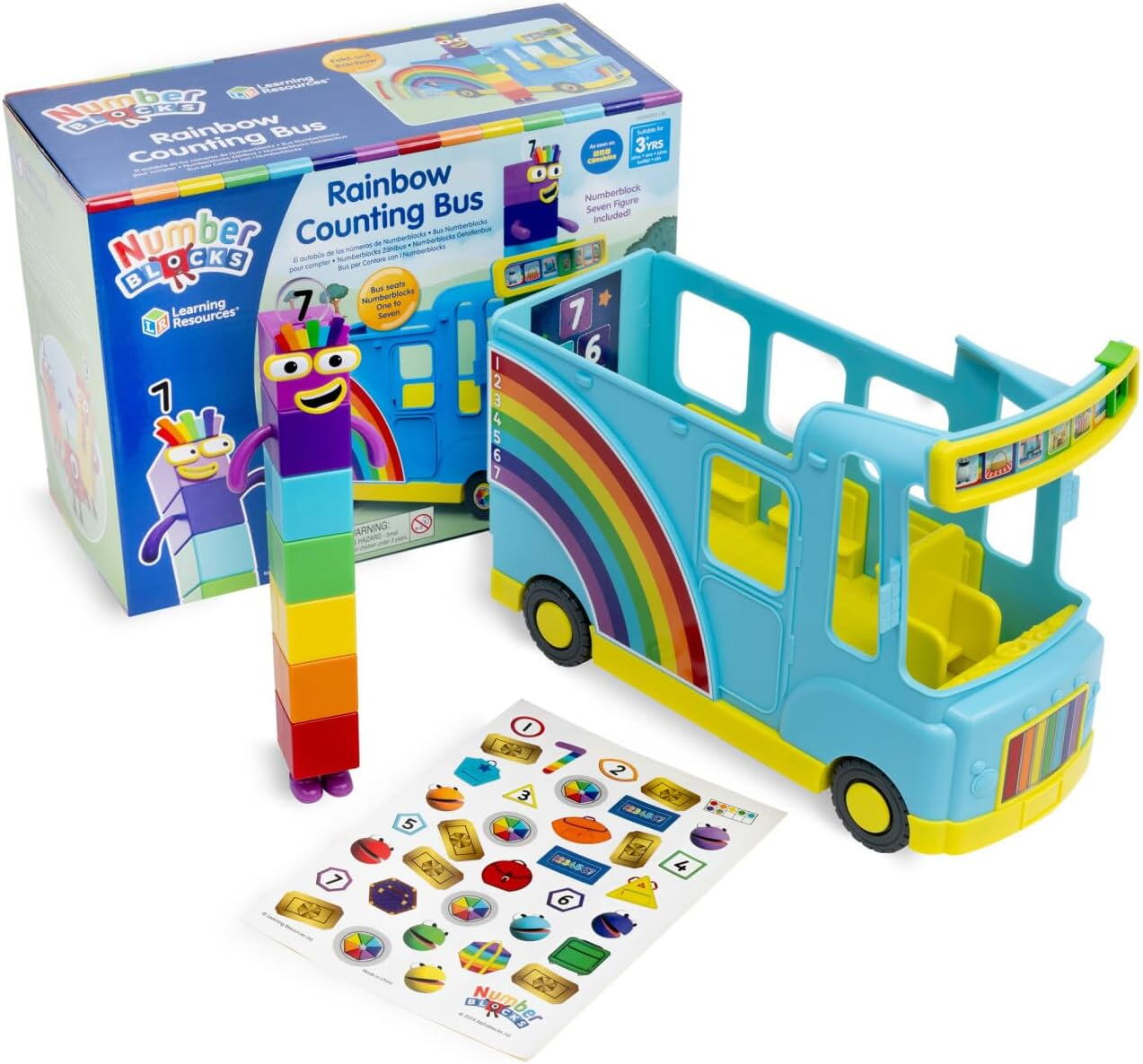 Joc de rol - Numberblocks® si autobuzul curcubeu PlayLearn Toys
