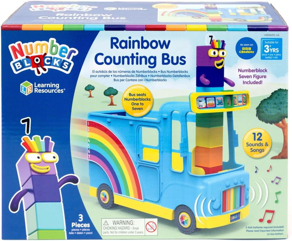 Joc de rol - Numberblocks® si autobuzul curcubeu PlayLearn Toys